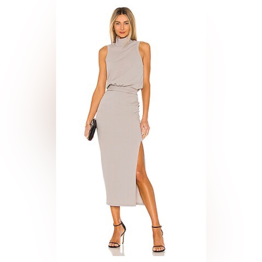 NBD Turtleneck Tank Maxi Dress